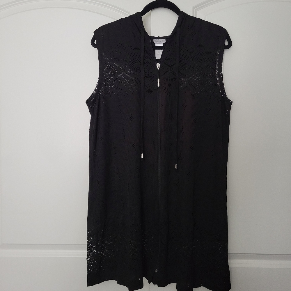 Ditto Black Laced Swimwear Cover. Medium #17